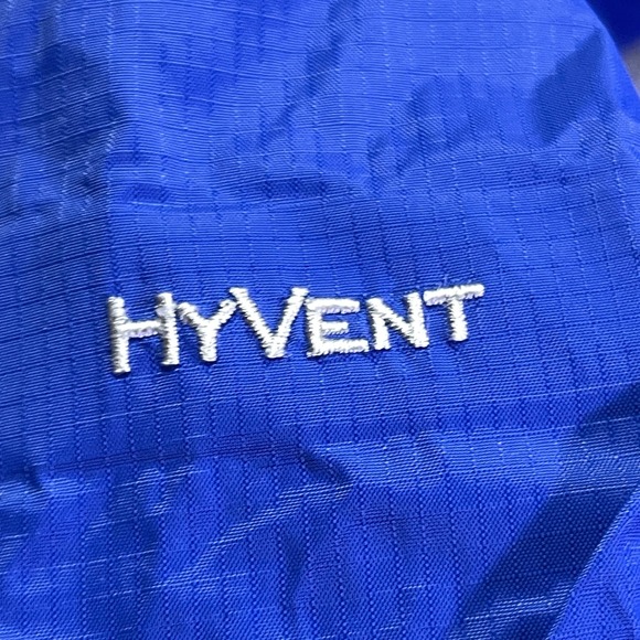 The North Face Blue Full Zip Hooded Rain Jacket Lightweight‎ Water Resist Hyvent - Picture 9 of 14